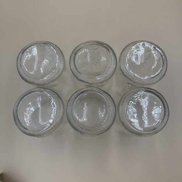 Vintage Set Of 6 Coca-Cola Can Shaped Glasses | Embossed Logo Coke Tumblers - Picture 6 of 6